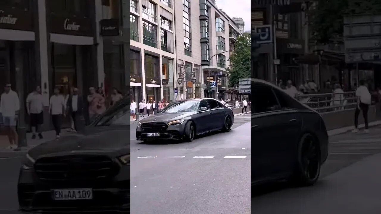 very Beautiful Mercedes S CLASS Black #shorts #car #mercedes #sclass