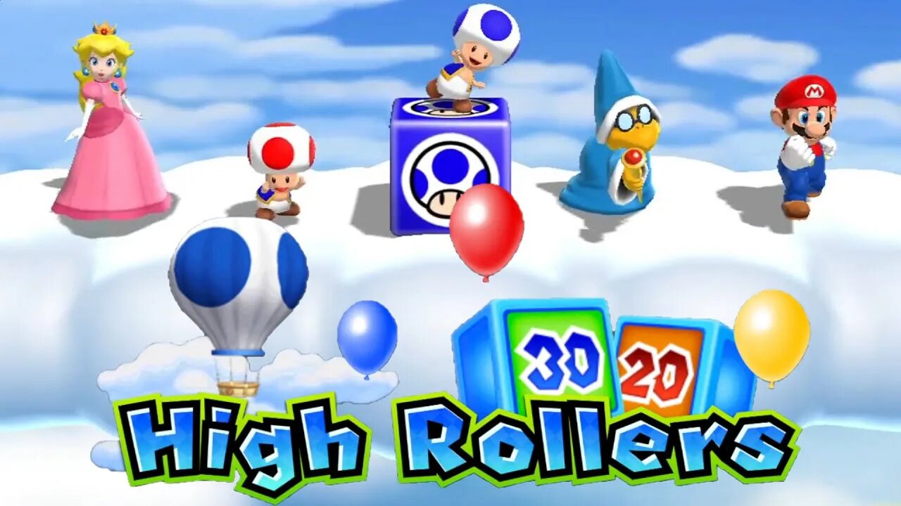 Mario Party 9 High Rollers - Peach Toad Majikoopa Mario