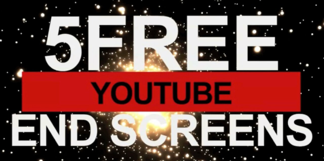 5 Free YouTube End Screen Templates