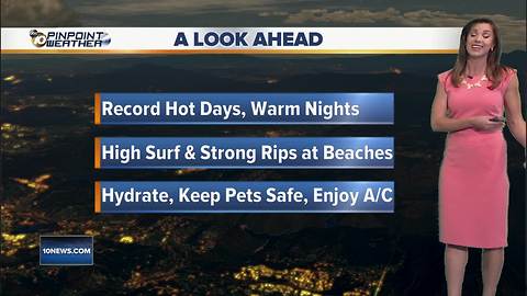 10News Pinpoint Weather with Meteorologist Megan Parry