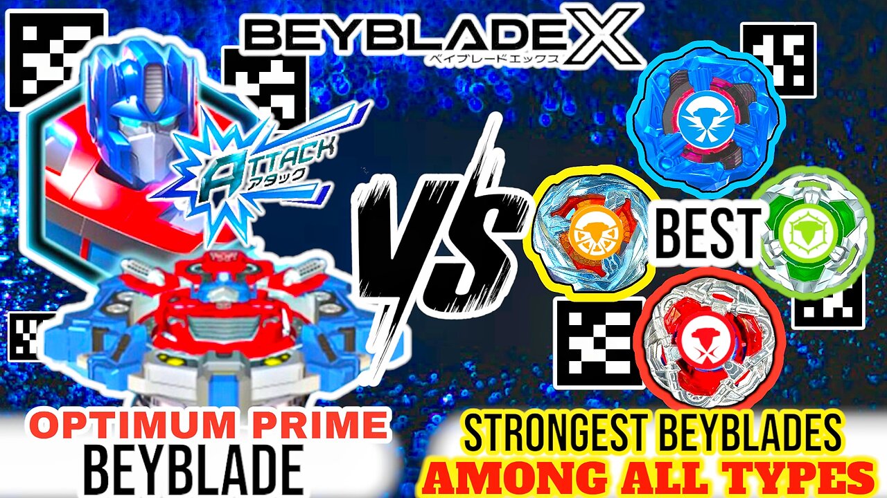 Epic Showdown: Ion Optimus Prime vs Ultimate Beyblades BATTLE | LATEST NEW Beyblade X QR CODES