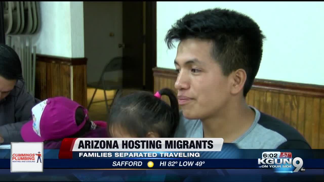 Dance hall near Yuma converted into temporary migrant shelter