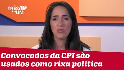 Bruna Torlay: Todos que deveriam estar falando na CPI estão sendo silenciados