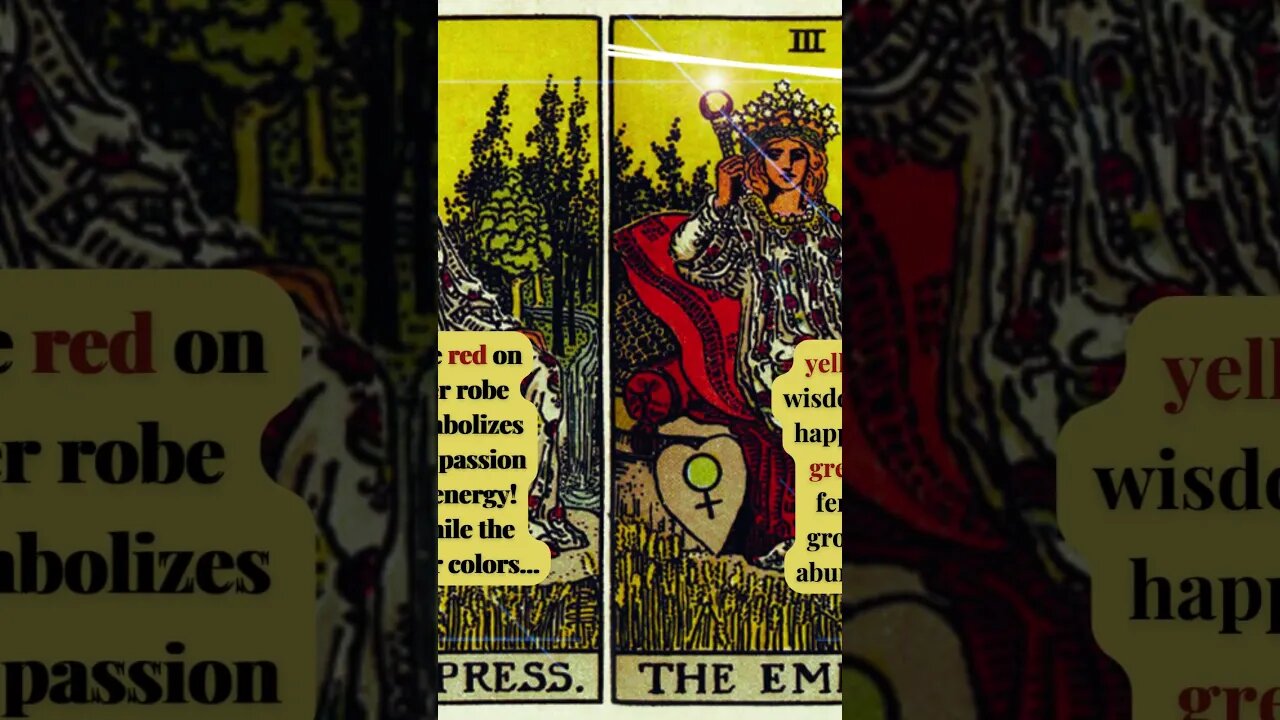 What MYSTERIES Does THE EMPRESS Tarot Card Hold for You? Pt. 1 #shorts #tarot #inspiration