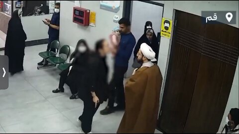 Brave woman confronts mullah for recording her without hijab