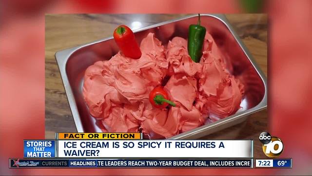 Ice cream 500x hotter than Tabasco?