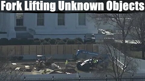 Fork Lift/Telehandler Used at The White House - Object Unknown - Still about Maintenance?