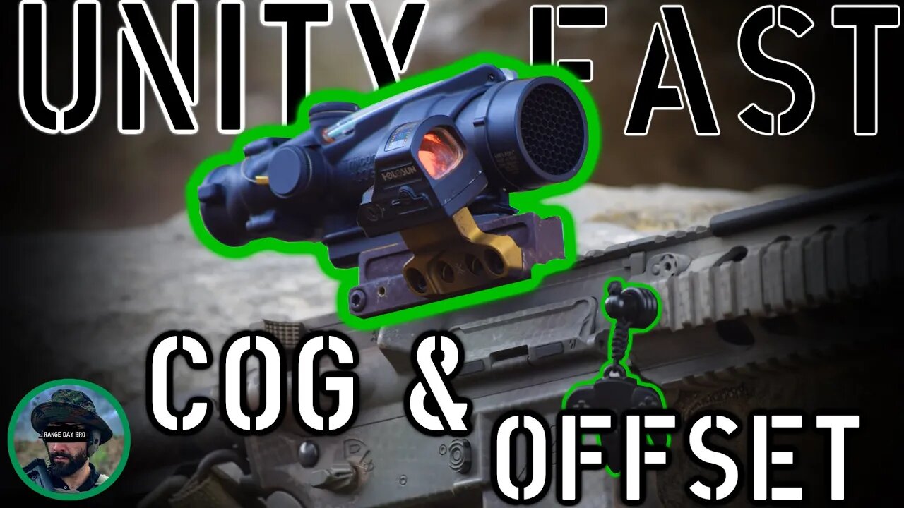 Shooting the Unity Tactical Fast COG Mount & Offset Red Dot