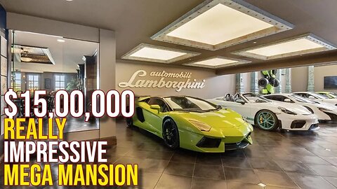 Inside $15,000,000 Stunning Mega Mansion