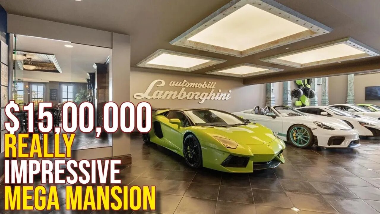 Inside $15,000,000 Stunning Mega Mansion