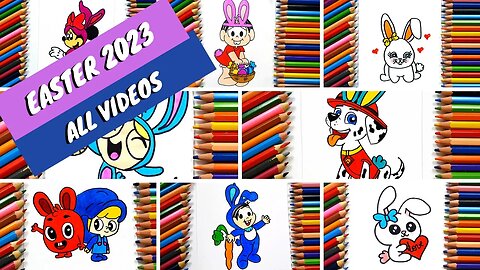 How to draw and paint - Compilation Easter 2023 - All Videos - Shorts and TikTok