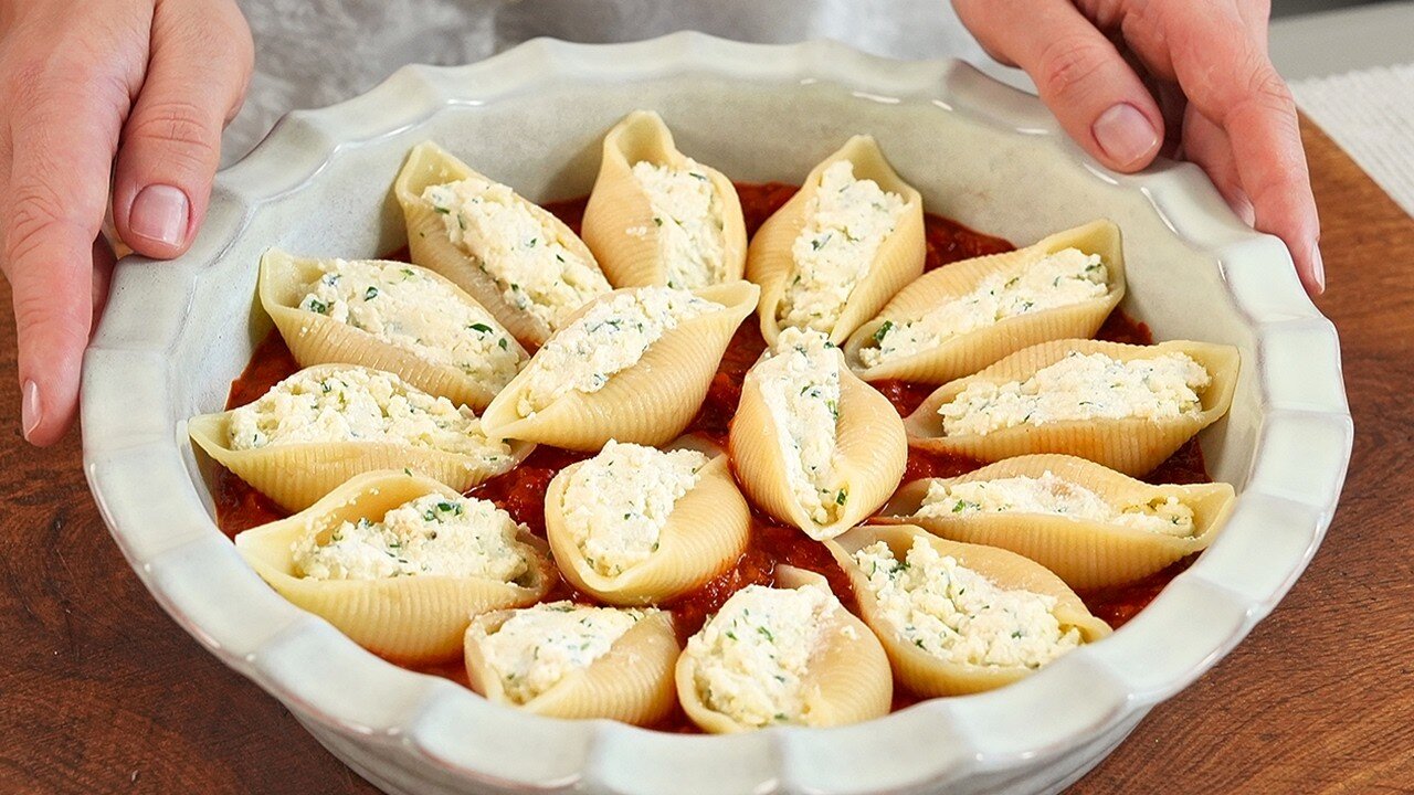 Recipe. Conciglioni is a pasta in the form of large shells. + 2 more recipes. 😋