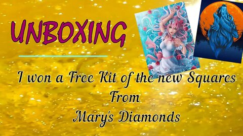 I won a Free Kit of the NEW square Drills from Mary's Diamonds | 31 days of Crafting