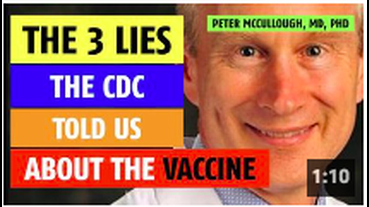 The 3 lies the CDC told us about the vaccine