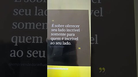 SEJA INCRÍVEL