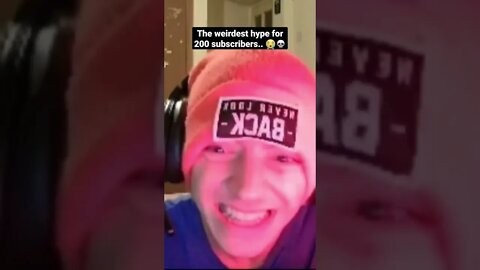 The worst hype for hitting 200 subscribers.. 😭 #shorts