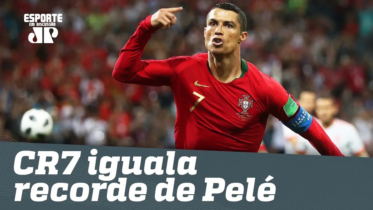 CR7 faz 3 GOLS na ESPANHA e iguala RECORDE de PELÉ!