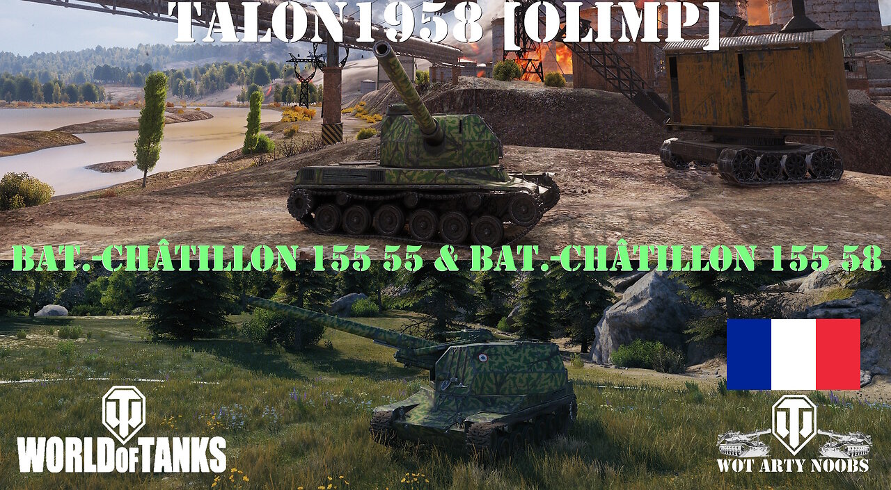 Bat.-Châtillon 155 55 & Bat.-Châtillon 155 58 - talon1958 [OLIMP]