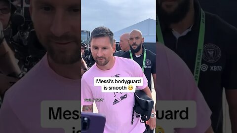 Messi’s bodyguard doesn’t play around 😳 #shorts #trending #football