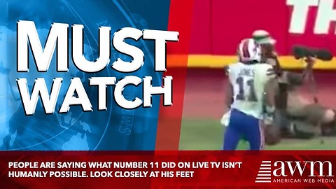 People Are Saying What Number 11 Did On Live TV Isn’t Humanly Possible. Look Closely At His Feet