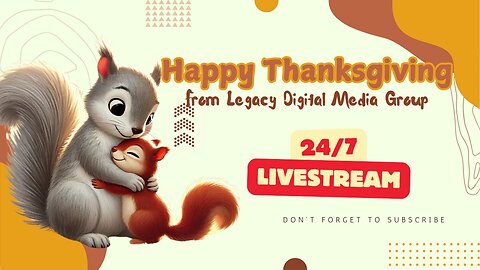 Happy Thanksgiving Live Stream 24/7 All Weekend!
