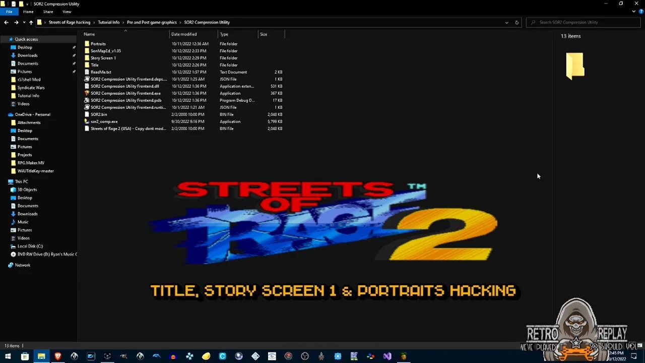 SOR2 - Title and Story screen replacement