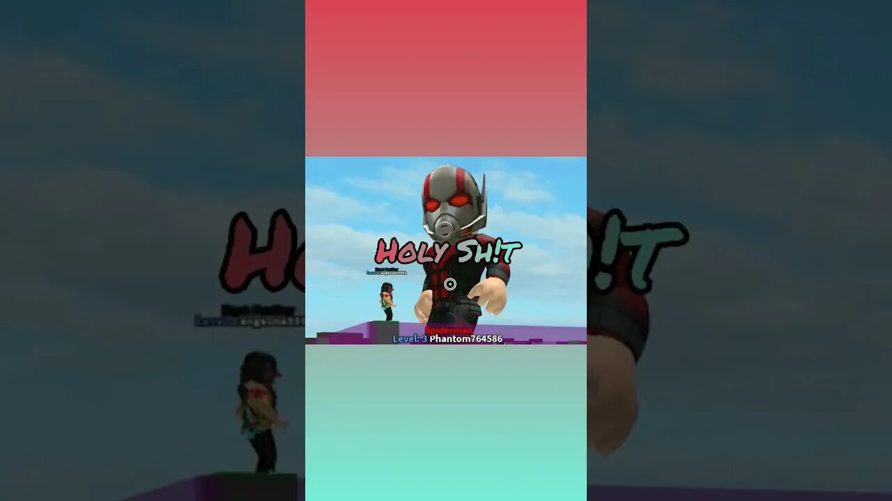 Roblox.... But I'm Spiderman #shorts