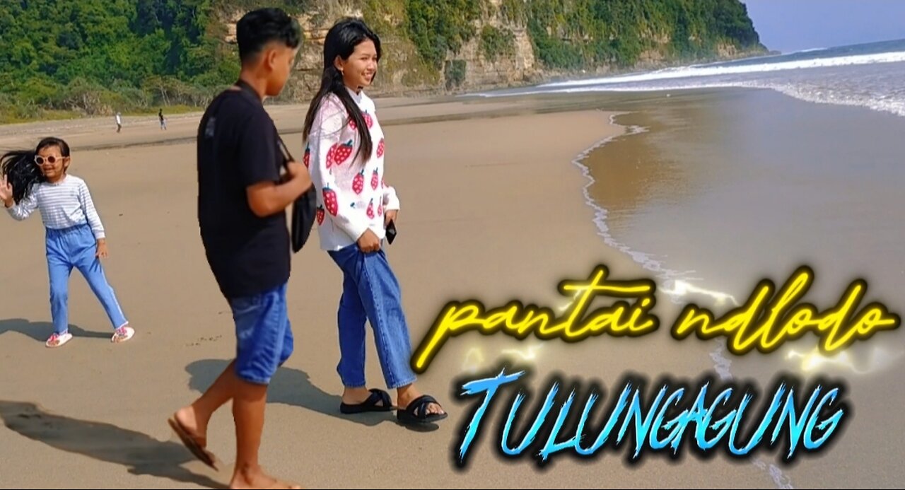 tourist attraction that you must visit!! Ndlodo Beach, Tulungagung