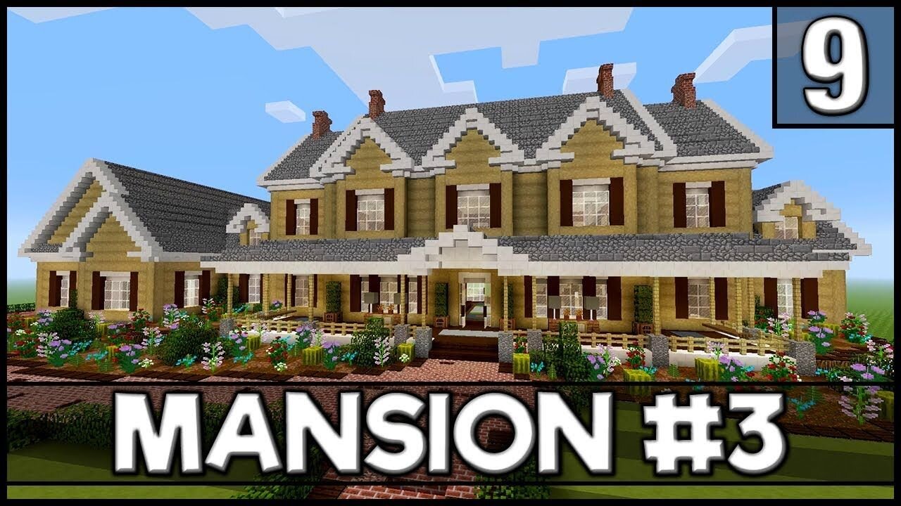 Minecraft: How To Build A Modern Mansion House (#3)