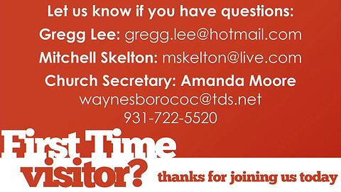 Sunday A.M. worship, 09-10-23