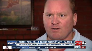 Golla moving on to head coaching position at Garces