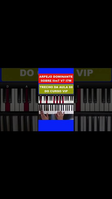 Arpejo dominante sobre 251 #auladeteclado