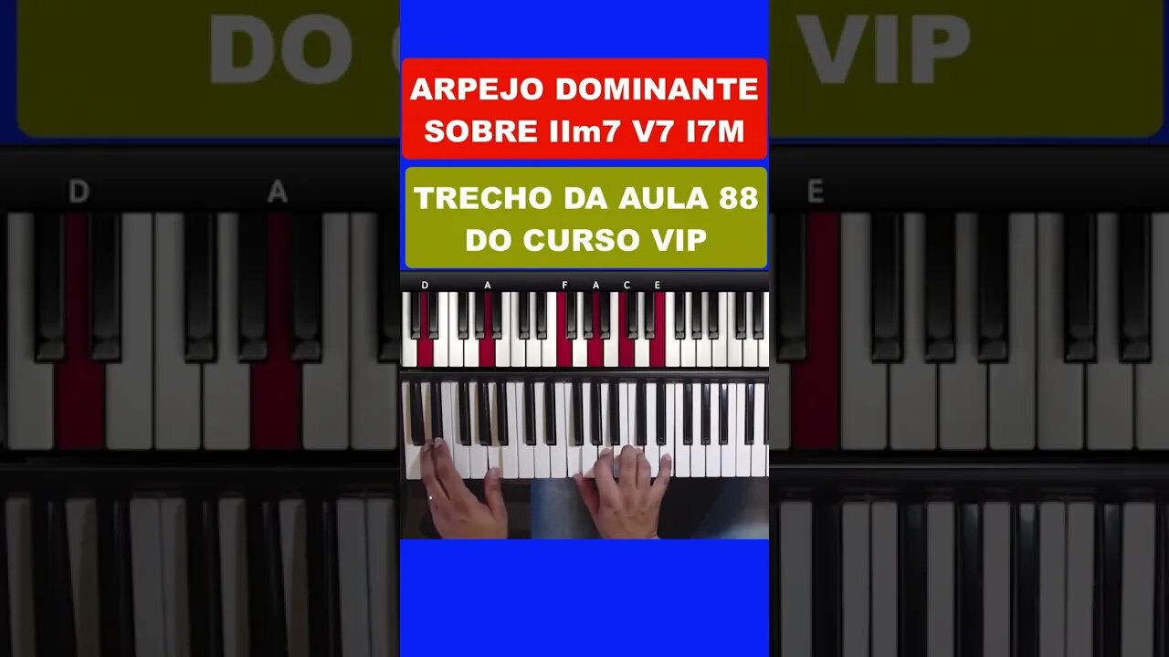 Arpejo dominante sobre 251 #auladeteclado