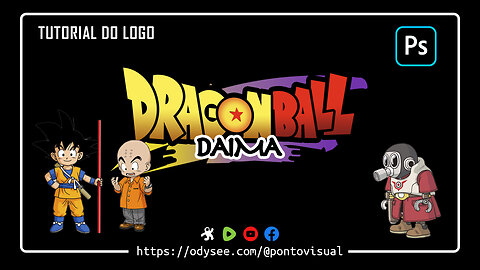 Dragon Ball Daima | Logo tutorial no Photoshop