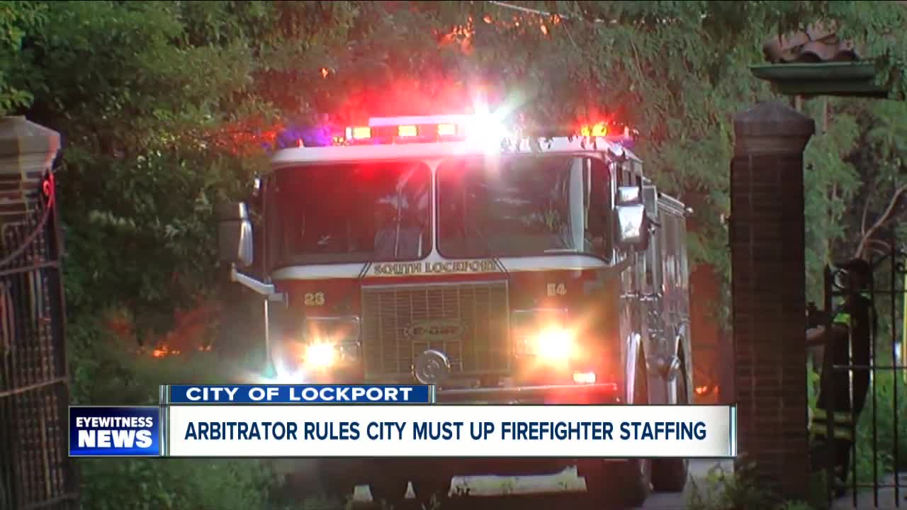 Arbitrator rules City of Lockport must restore firefighter staffing