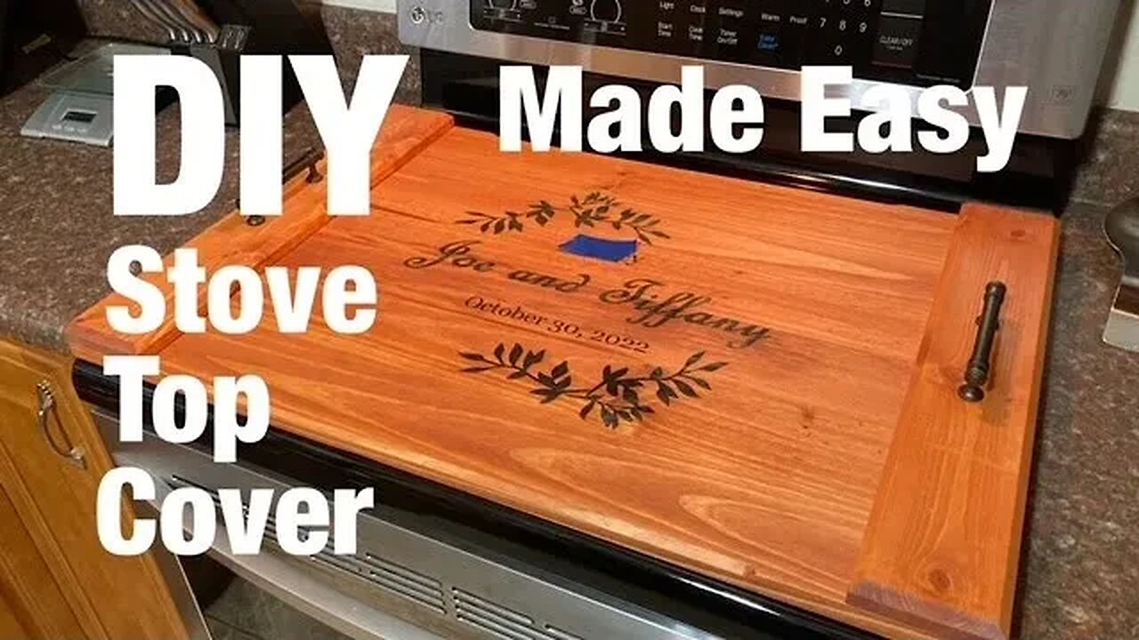 DIY Stove Top Cover Made Easy