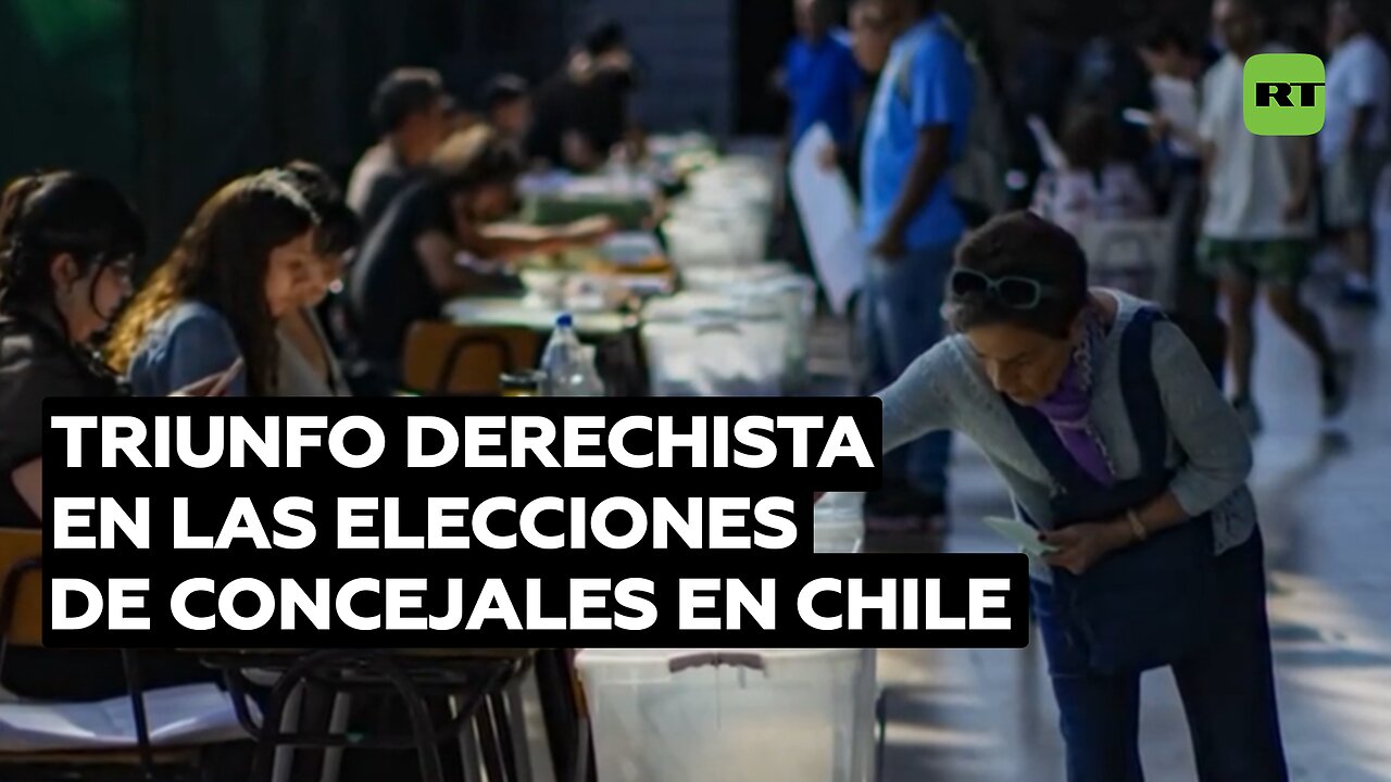 Triunfo derechista en las elecciones de concejales en Chile, según datos provisionales