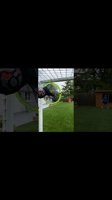 ODDLY SATISFYING FOOTBALL ⚽️😍 *SLOW MOTION* #Shorts | Jeremy Lynch