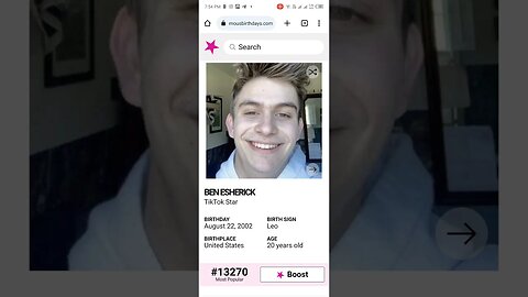 HAPPY 20 BIRTHDAY BEN ESHERICK