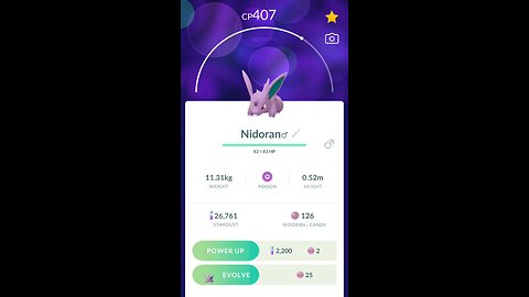 Nidoran Evolves into Nidoking in Pokemon GO #Pokemon #PokemonGO