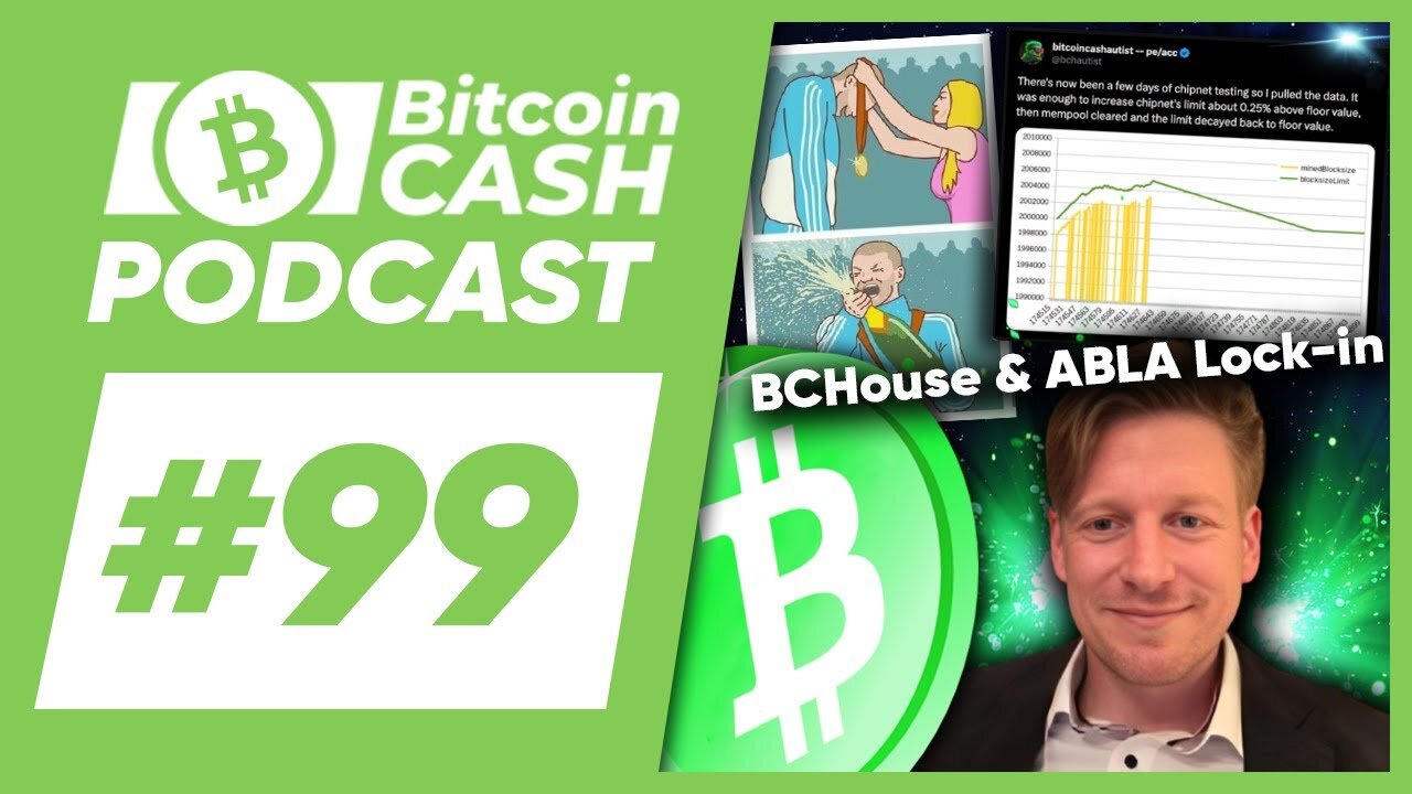 The Bitcoin Cash Podcast #99 BCHouse & ABLA Lock-in feat. FiendishCrypto