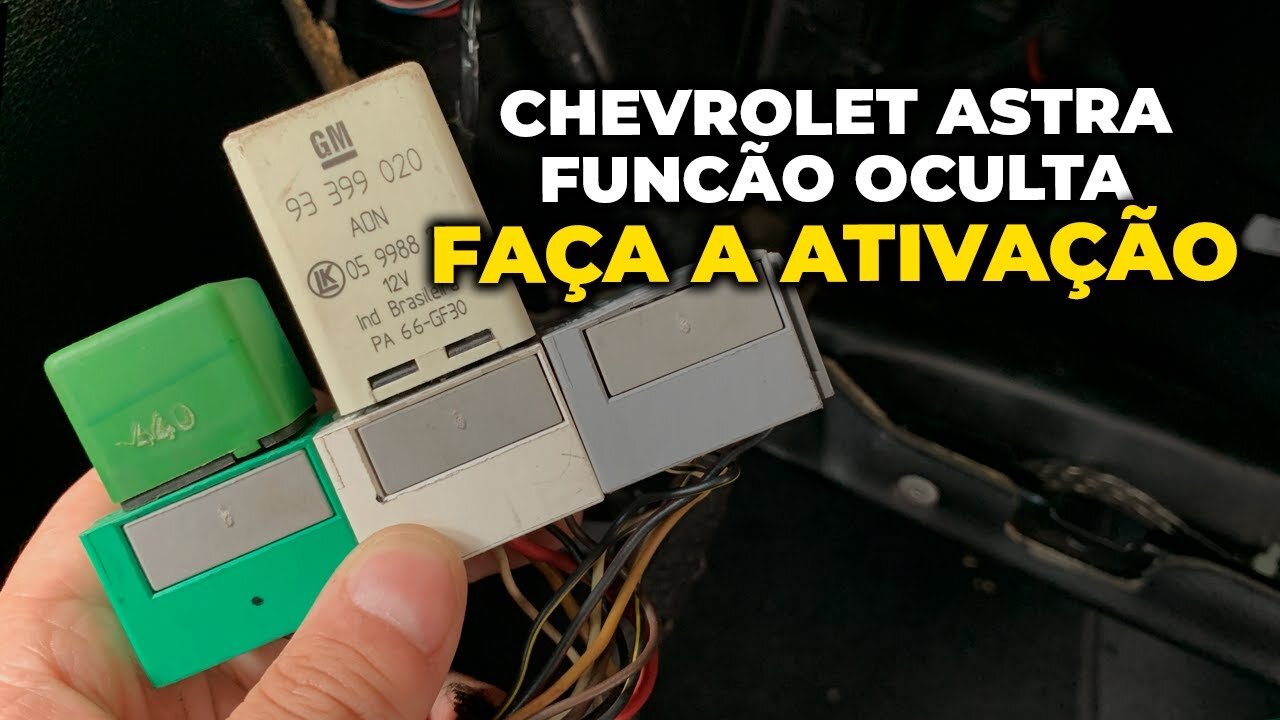 Chevrolet Astra - TEMPORIZADOR DE FAROL E LIMPADOR TRASEIRO AUTOMÁTICO