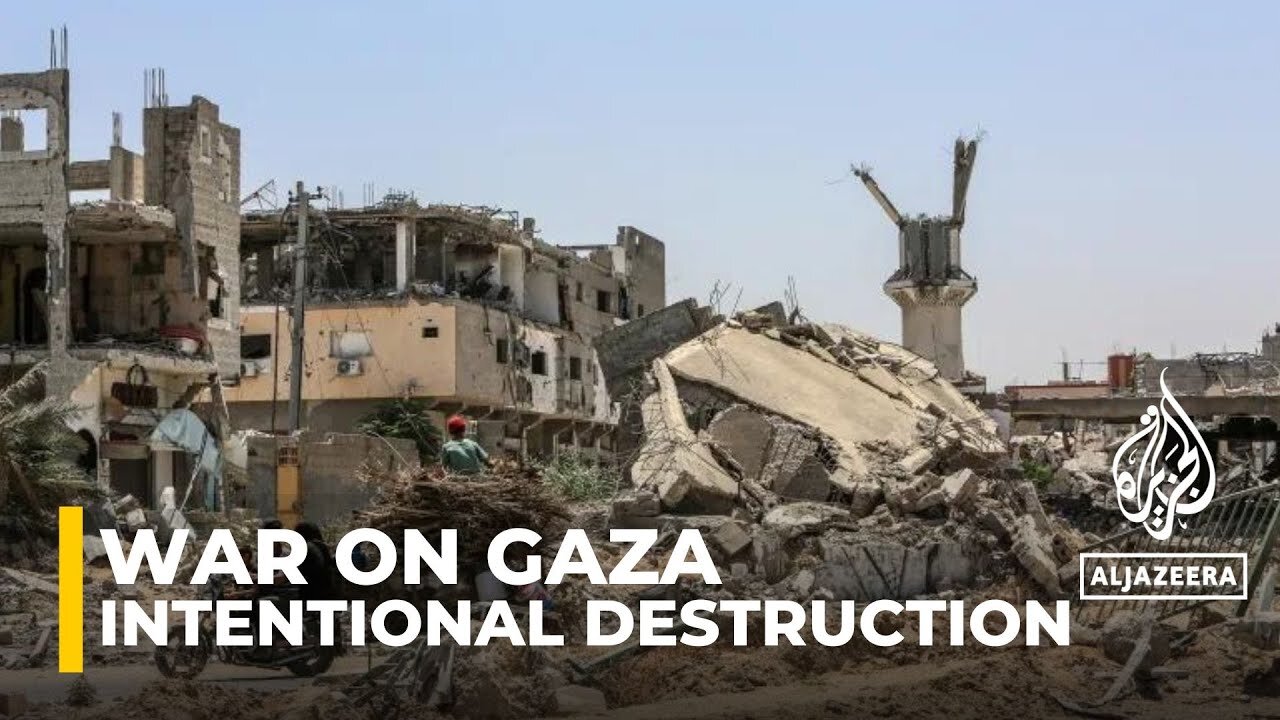 Israel has 'systematic strategy' of making Gaza uninhabitable