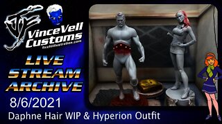 VinceVellCUSTOMS Live Stream -Hyperion Outfit & Daphne Hair WIP