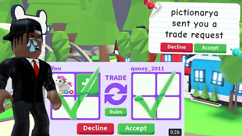 (Roblox) Adopt Me seeing if People Wood Scam Me ???