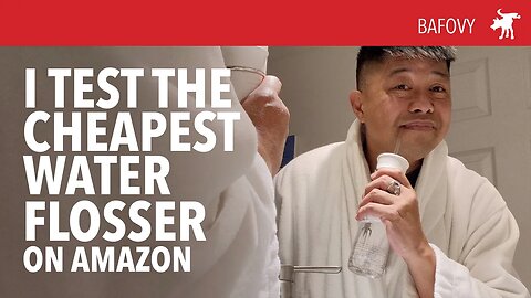 Test cheap water flosser