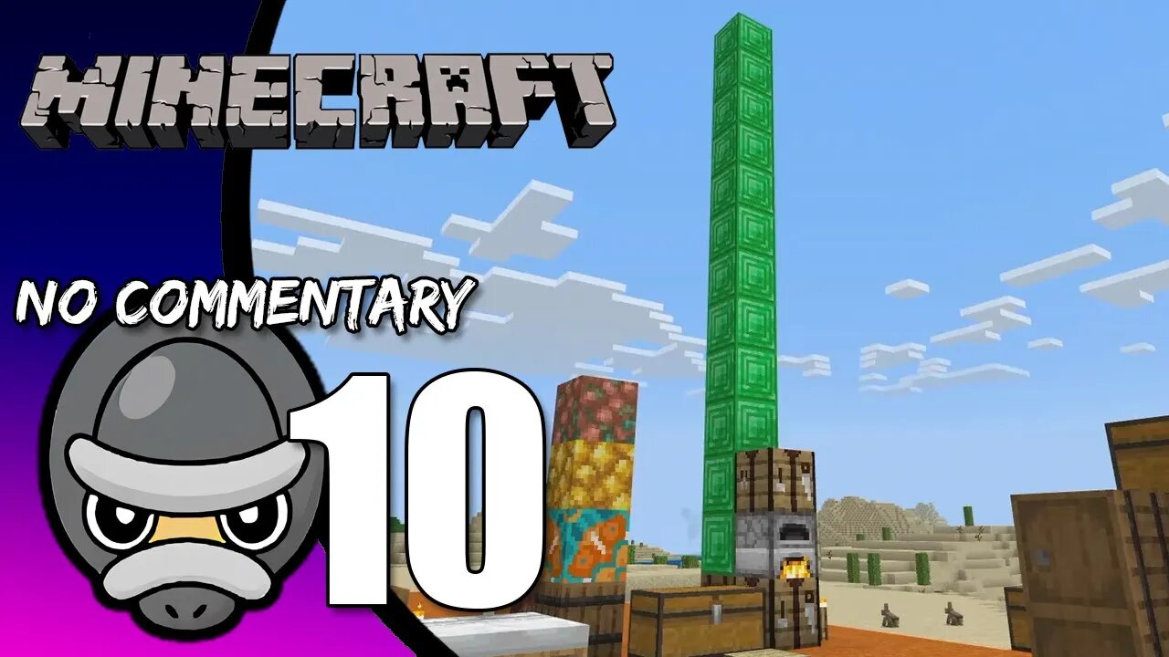 Part 10 // [No Commentary] Digging a Giant Hole in Minecraft - Xbox Series S Gameplay