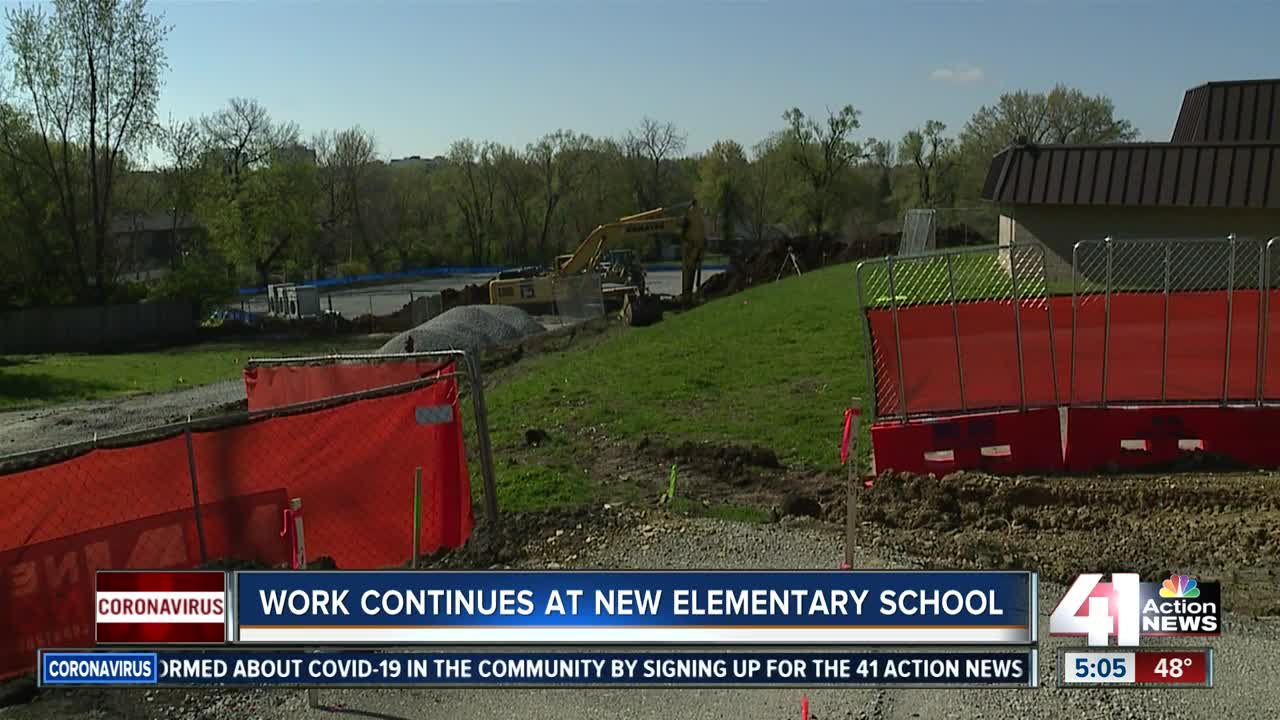 Work continues at new elementary school