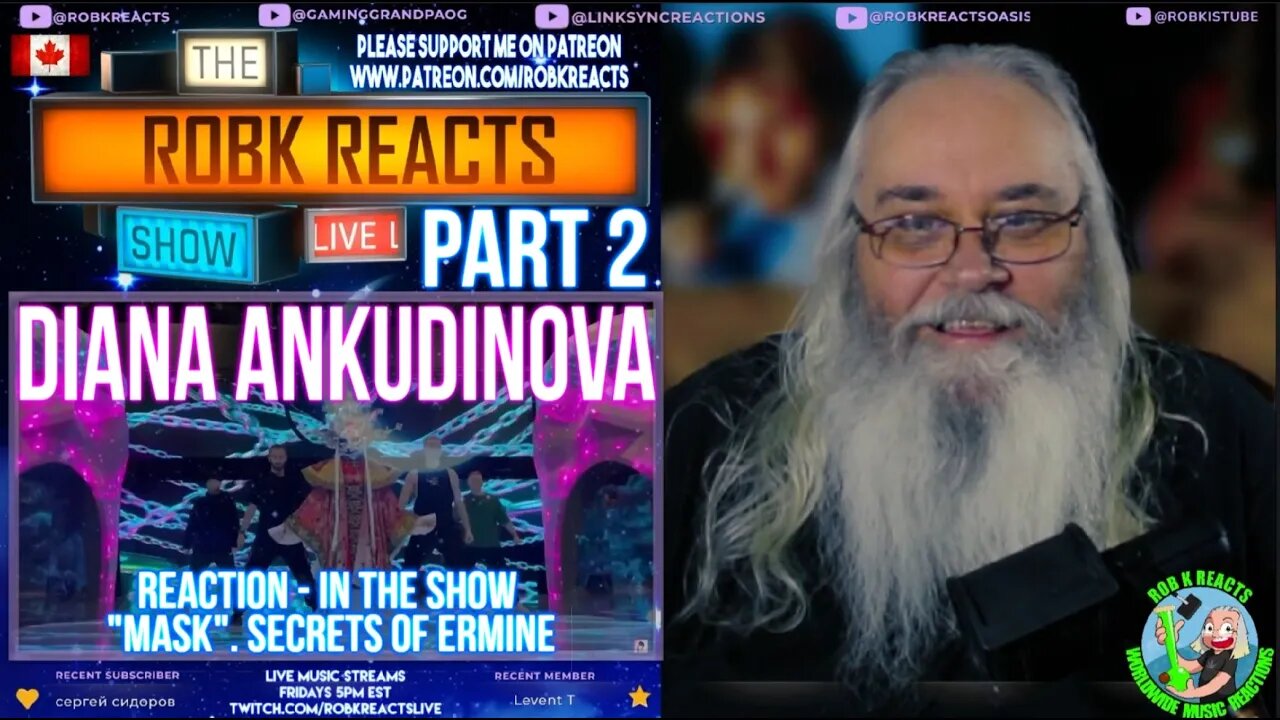 Diana Ankudinova Part 2 Reaction - in the show "Mask". Secrets of Ermine. - Requested