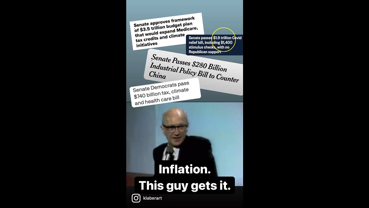 Inflation explained in 60 seconds #inflation #miltonfriedman #irs #politics #governmentspending